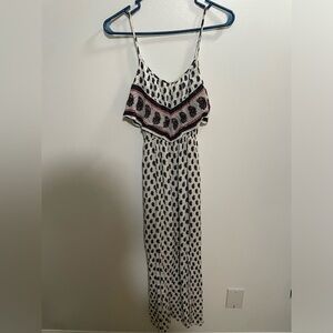American Eagle Boho Dress Back Cut Out Side Slit Size  XXS